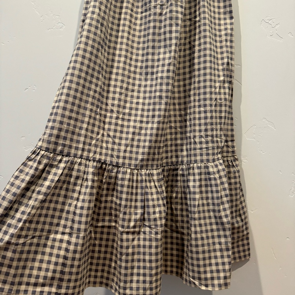 WeWoreWhat Smocked Gingham Midi Dress - Picture 7 of 16